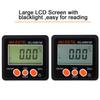 SHANHR IP65 Digital Level Protractor Inclinometer Magnetic Level Angle Meter Angle Finder Level Box Digital Angle Gauge