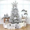 2Pcs Glitter Branches Christmas Tree Decoration Artificial Flowers for Home Fake Flowers Xmas Ornaments New Year Party Decortion