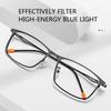 New Anti Blue Light Reading Glasses Men Woman High Quality Metal Frame Business Presbyopia Eyewear Computer Gaming Glasses