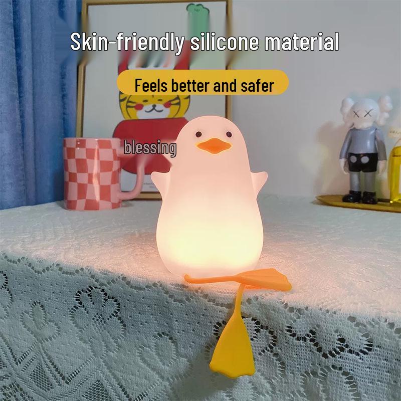 Birnenförmiges Silikon-Nachtlicht – Geschenk für Kinderzimmer & Dekorative Nachttischlampe