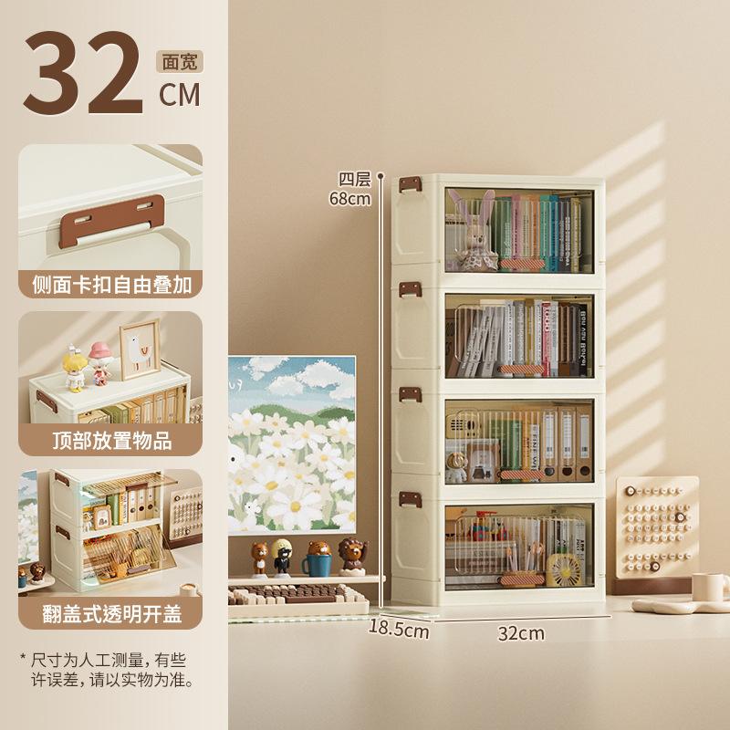 Plastic Large Capacity Multifunction Folding Storage Boxes Without Universal Wheels Dustproof Wardrobe Closet Organizer