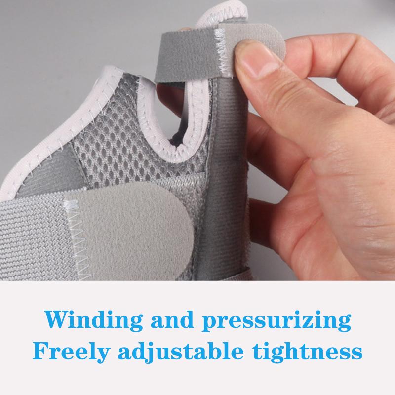 1Pc Flexible Splint Wrist Thumb Support Brace Adjustable Wrist Thumb Stabilizer Immobilizer Trigger Thumbs Support Braces