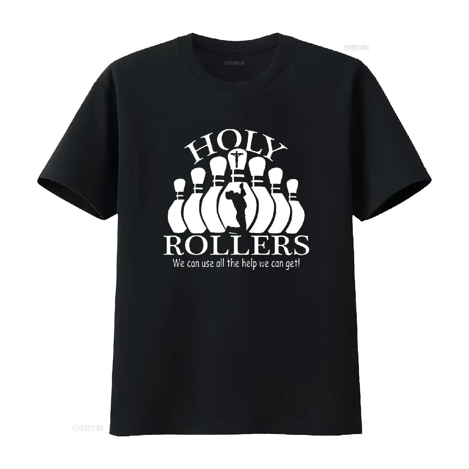 

Womens Holy Rollers Matching Bowling Team T Shirt Black X Large vintage Washed Casual Soft Stretched Versatile designer clothes S чёрный