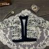 Elegant Knitted Cardigans Tops Cute Doll Jeans Pants for 1/4 1/6 BJD 30/45cm Dolls Doll Clothes