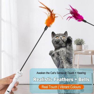 Kedi Oyuncakları Lazer Teaser Lazer İşaretçi Kedilerin Tüylerini Kovalaması İçin Etkileşimli Kedi Oyuncağı Tip-C