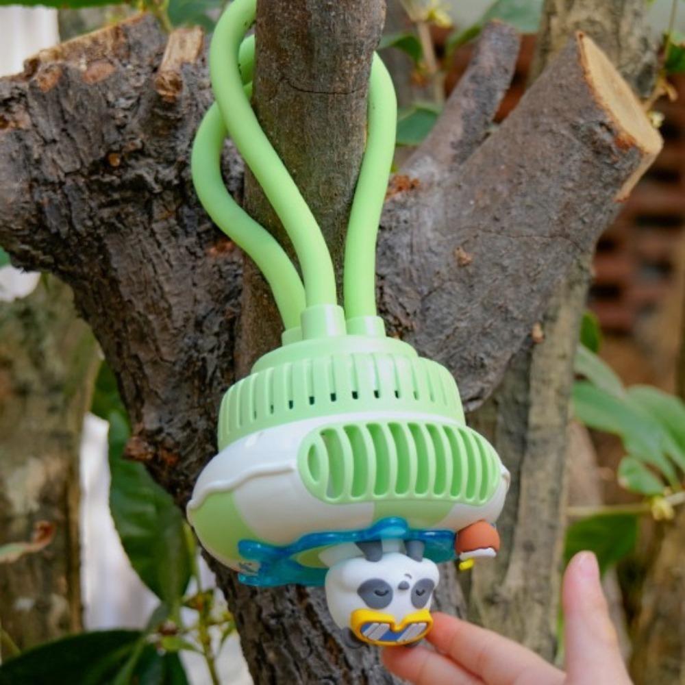 USB Rechargeable Portable Baby Stroller Fan Octopus Handheld Electric Fan Kids Pram