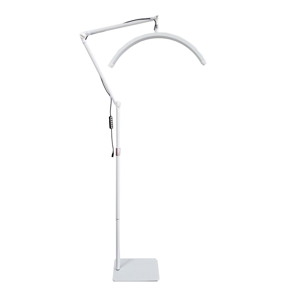 23-Inch Gold Cantilever Half-Moon Lamp, 36W