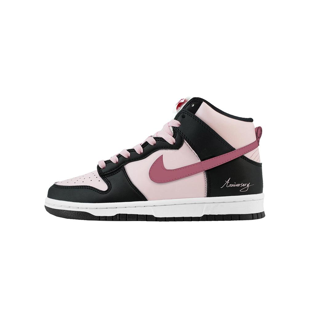 Nike Dunk Cherry Blossom Radiance Thermal Cushioning Thermal Cushioning High Top Skateboard Shoes Women's Black Pink DD1869-103(Team619-)