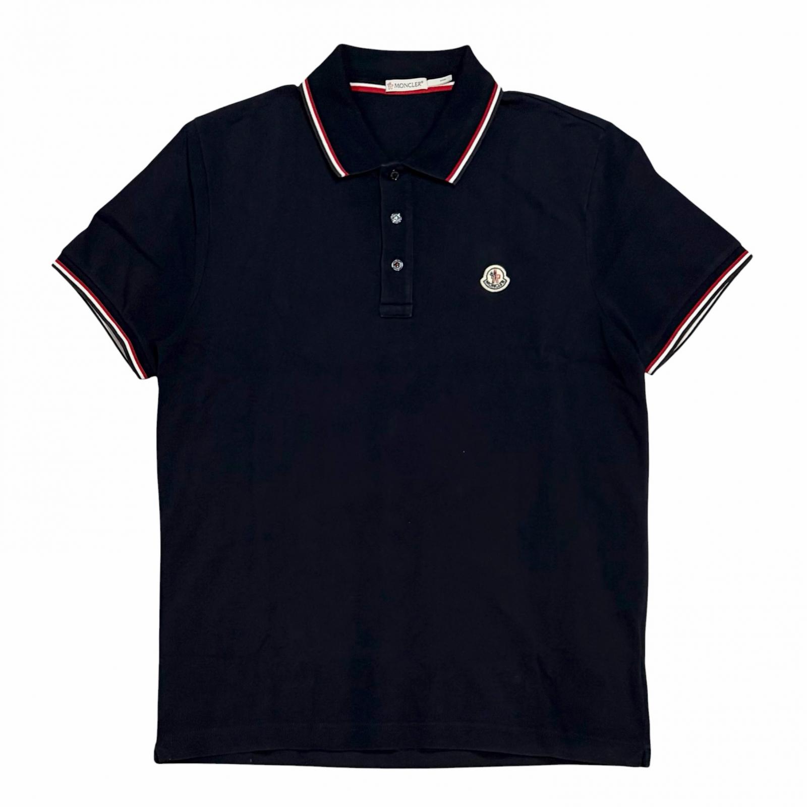 MONCLER Polo Shirt Dark Navy Men s Size M Model B2091830550084556