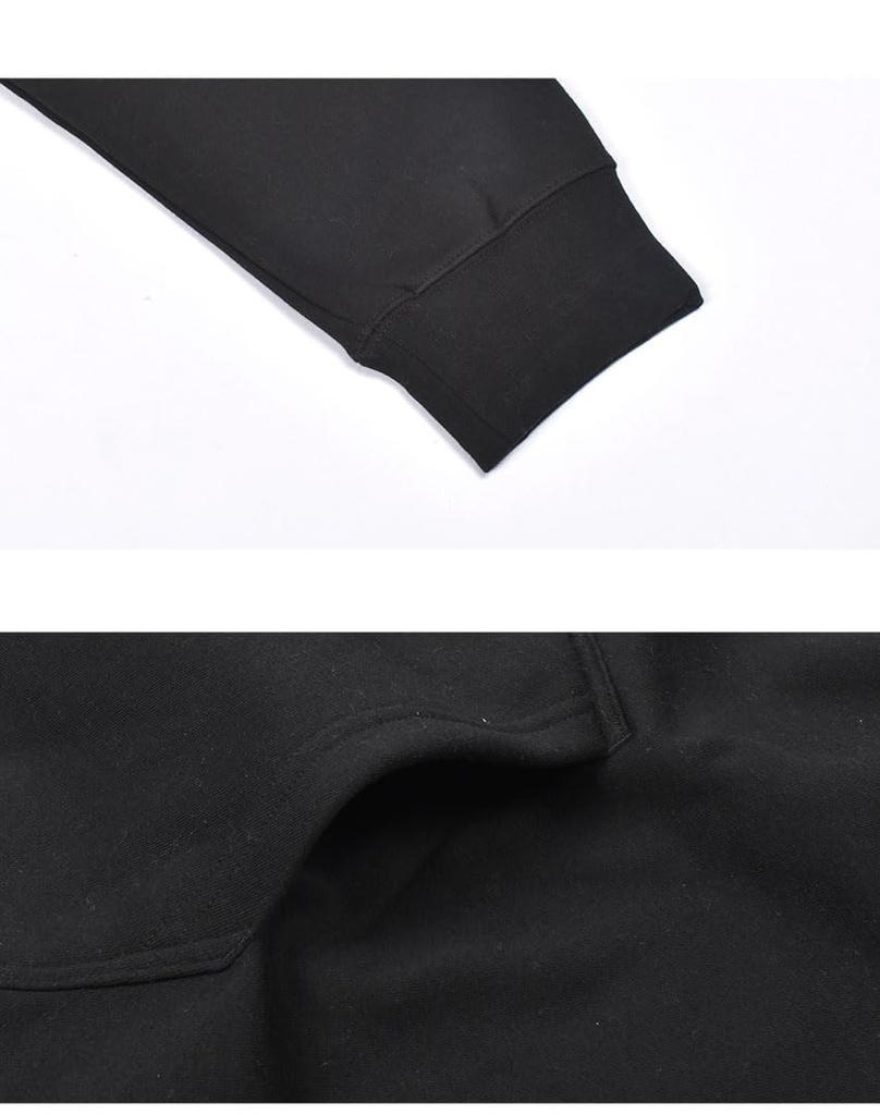 HUF SET TRIPLE TRIANGLE PULLOVER HOODIE PF00572 XL Black Men's Hoodie, (2L), 01. [Used]