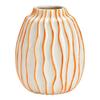 Striped Ceramic Vase 14x18x14cm