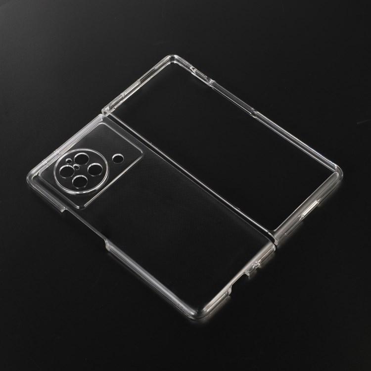 Folding Crystal Transparent Phone Case for Vivo X Fold Shockproof TPU Phone Cover