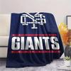 Giants Printed Flannel Blanket, soft throw for bedroom sofa, washable, fan merchandise, great gift.