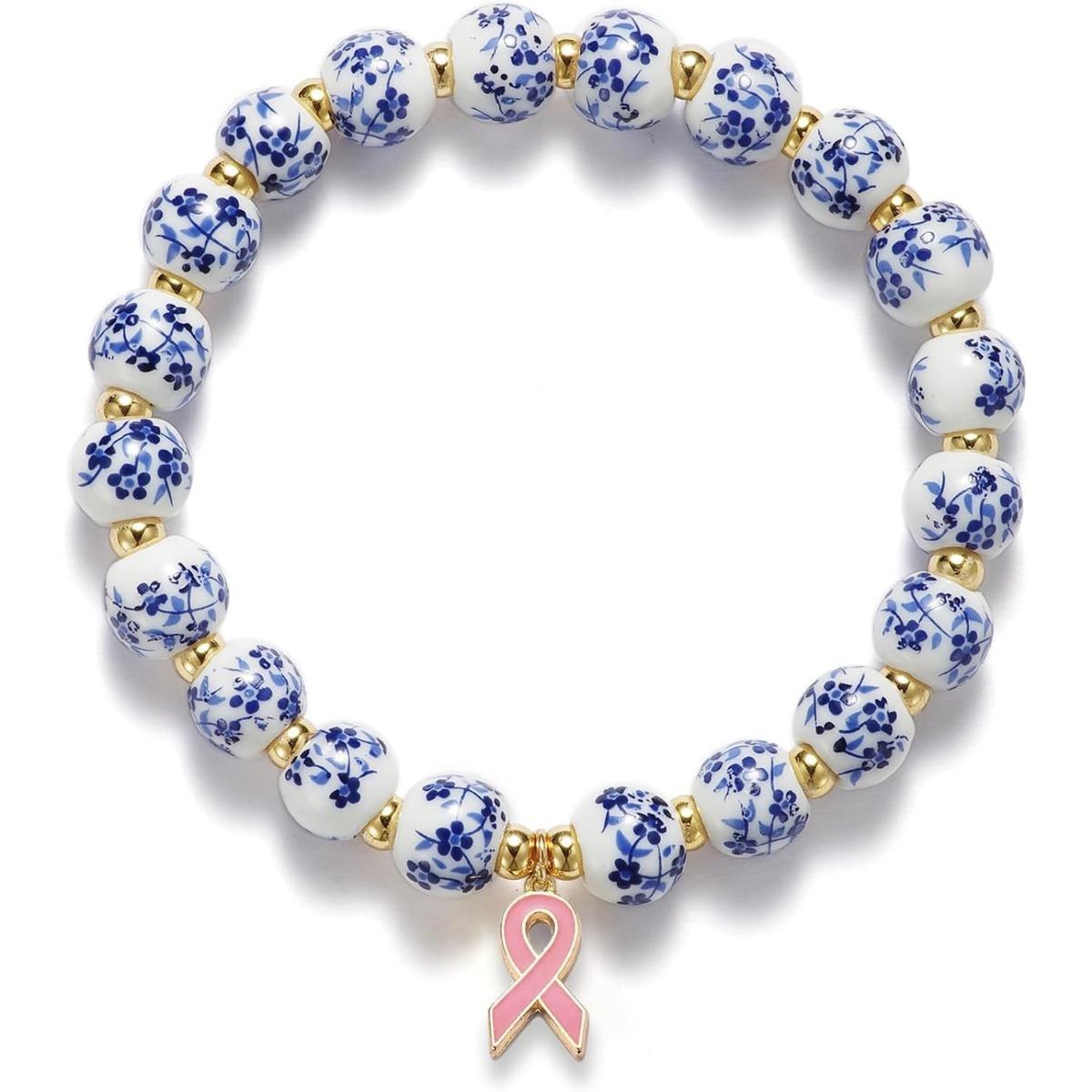 

JYL TS Bracelet Holiday Letter Festive Joy & Seasonal Blessings Blue ванільне морозиво колір