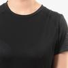 Adidas Logo Patchwork Striped Round Neck Breathable Short Sleeve T-Shirt Women Tops Black CG1096