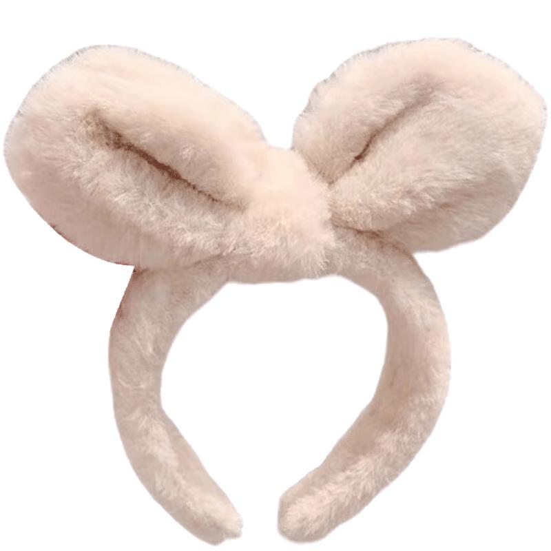 Plush Rabbit Ear Headband 1 Piece