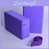 Yoga Block Set Eva Foam With Antislip Design For Home Fitness And Stretching