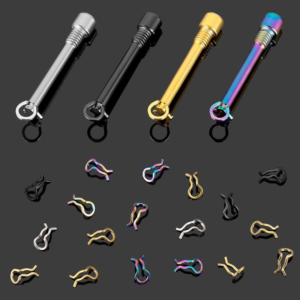 2 Sets 31mm Length Disc Brake Caliper Bolts M4 Threaded Caliper Screws  for Road Bicycle