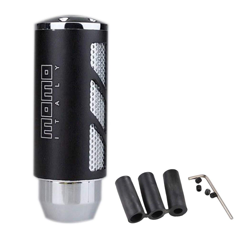 Momo Race Aluminum Billet Car Shift Knob Universal Gear Shifter Knob - Black