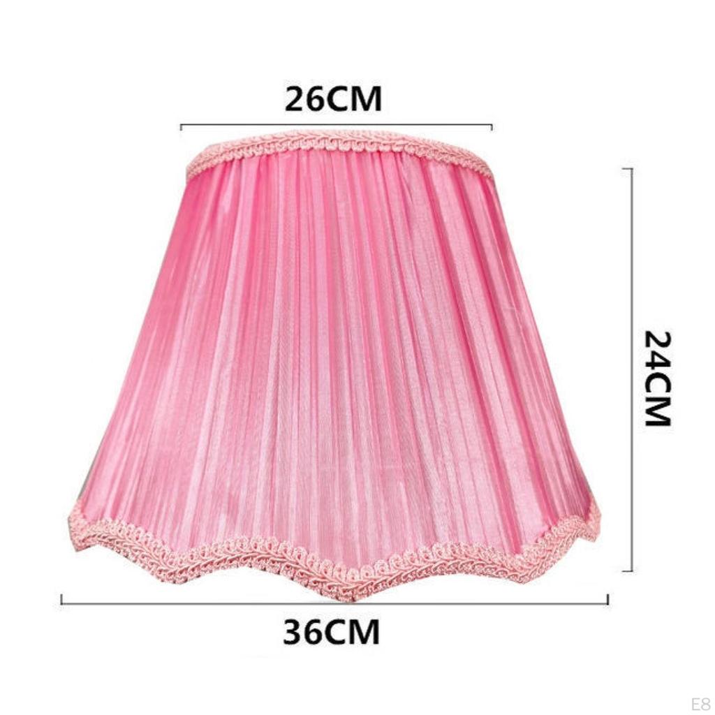 Cloth Lamp Shade Fabric Lampshade Table Lamp/Floor Replacement Lightweight Home Decoration