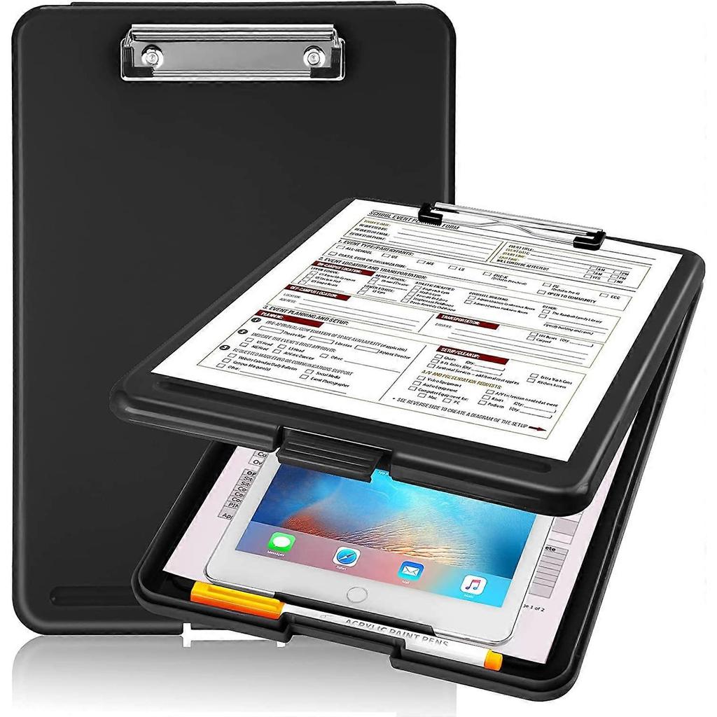 Schowek z miejscem do przechowywania Plastikowy schowek z niskim klipsem Wytrzymałe schowki pielęgniarskie Składany wodoodporny schowek trenerski