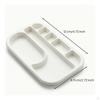 Compartment Tray Divided Hardware Organizer Shallow for Technicians, Hobbyists,