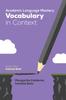 The Academic Language Mastery: Vocabulary In Context Book