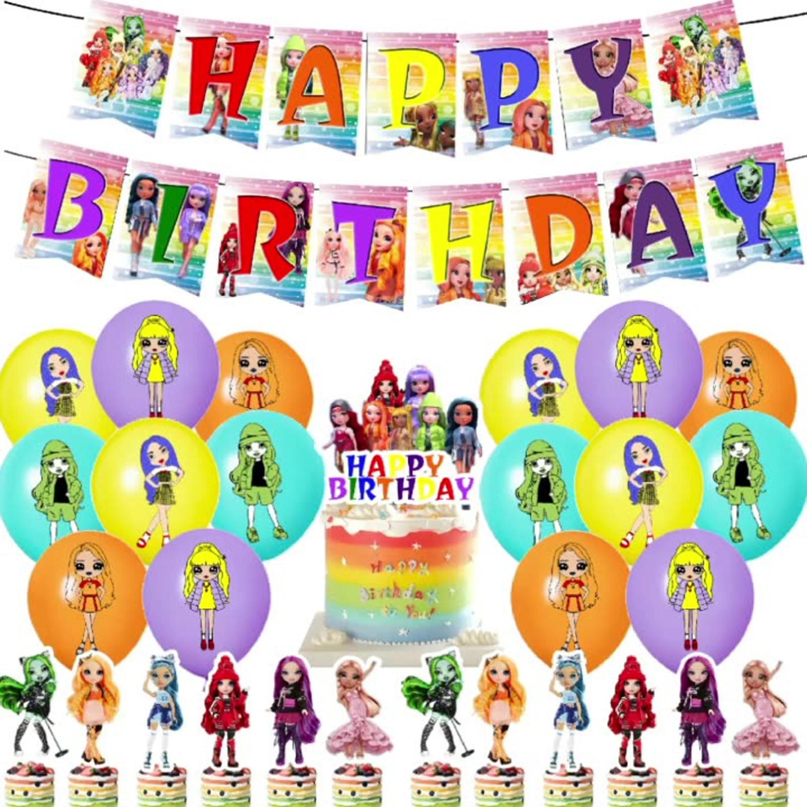 

Тематическая вечеринка, украшение на детский день рождения, набор украшений One Size