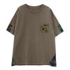 Dimanaf Summer Women T-Shirt Cotton Tshirt Fashion Floral  Print Patchwork Tops Tees Home Wear Shirt Loose Casual