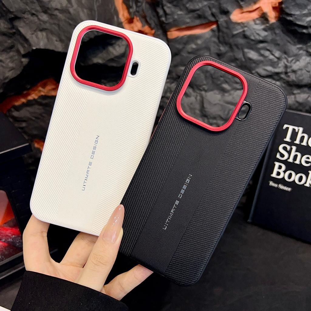 För vivo iQOO Z11 Turbo Fodral Mode Lyxigt Läder Halkfritt Skyddande Baksida för Telefon för iQOO Z11 Turbo Skal Stötsäkert Bumper