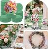 Green Round Floral Foam Blocks, Wet & Dry Florist Bricks for Fresh & Artificial Flowers, DIY Wedding Birthday Party Flower Decoration