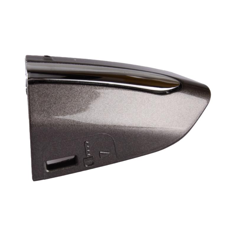 DS73 F218A15-BE58DY Front Left Door Handle Key Cover Cap Bezel Gray With Silver Stripe Fit for Ford Fusion Edge 2013-
