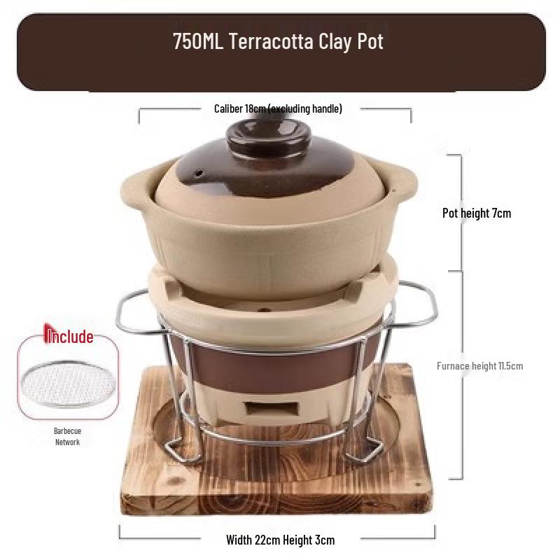 Wutuo Vintage Charcoal Hotpot Set