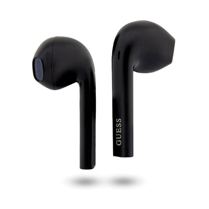 Guess True Wireless Script Logo BT5.3 - TWS-Kopfhörer + Ladeetui (schwarz)