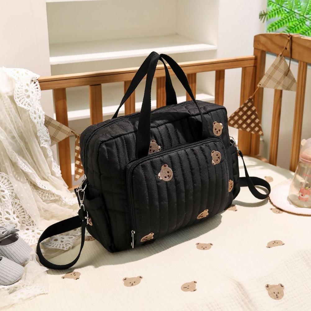 Floral Maternity Bag Large Capacity Travel Hanging Bag Toiletry Luggage Bag Pram Diaper Bag for Women Labor and Delivery