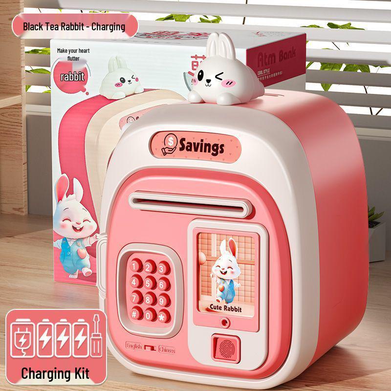 Child's Durable Password Piggy Bank - Large, Drop-proof, Removable & Stylish Gift Toy
