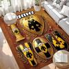 Custom Name Personalized AEK Athens FC Print Carpet, Versatile Home Decor Rug, for Playroom, Apartment, Balcony, Entryway, Hallway Gift