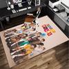 Kpop music Office Rug Chair Mat, Game Carpet, Suitable for Front Door, Bedroom, Living Room, Desk, Holiday Gift
