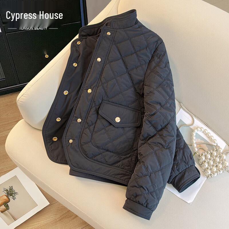 Sibaishai Women's 2025 Autumn Quilted Padded Jacket