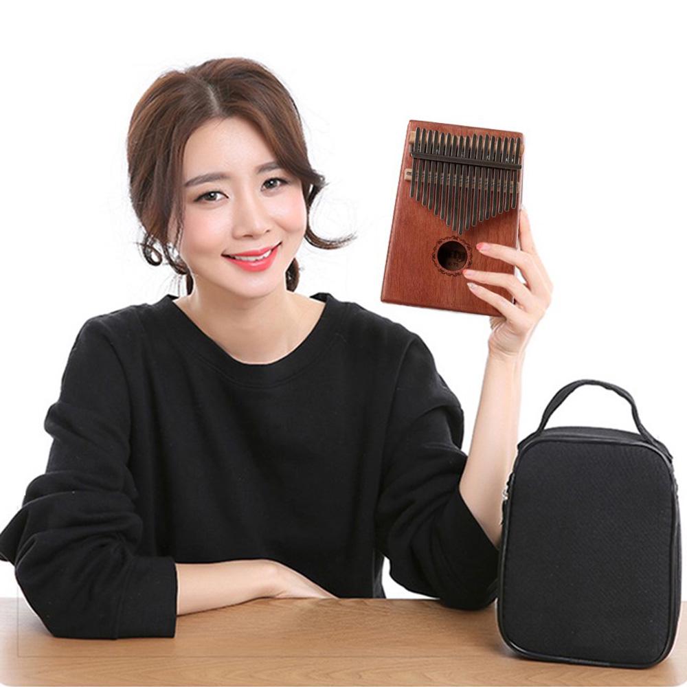 Buy Best Donner 17 Key Kalimba Thumb Piano Solid Acacia Body with Music