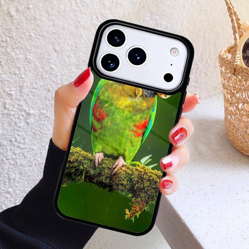 Animal Macaw Parrot Colourful Phone Case For iPhone 17 Air 16 15 14 13 12 11 Pro Max Plus