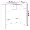 VidaXL Bureau chêne artisanal 80x40x75 cm bois d'ingénierie 855993