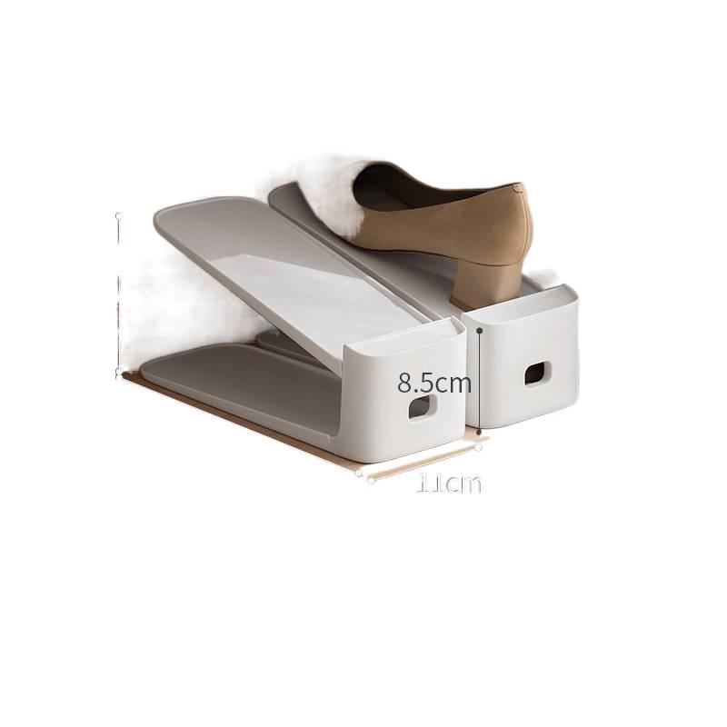 Adjustable Double-Layer Space-Saving Shoe Rack