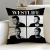 Classic Band Westlife Cushion Cover Soft  EasyWash Pillow Case  Versatile for Couch Bed Travel and Office