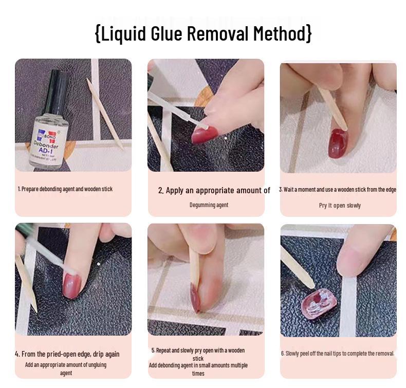 Elegant Noblewoman 3D Hand-painted Mid-length Wearable Nails – Pure Handmade High-End Design