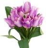 CV17692-8 RUBBER-COATED TULIP BOUQUET X5 Pink