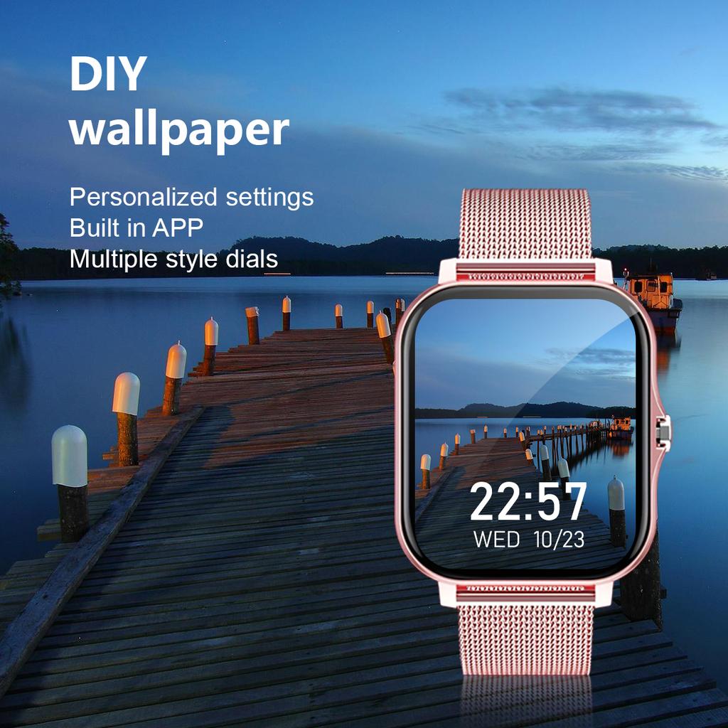 Smart watch wireless calling/dial Sport mode calling reminder and rejection fitness monitoring for /Android