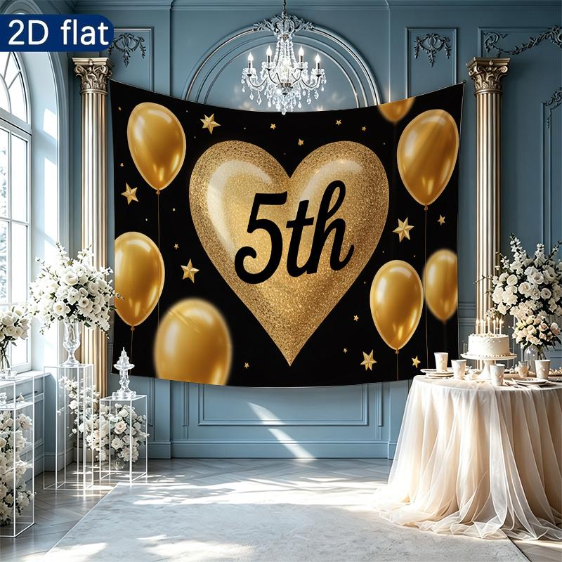 Party Backdrop Heart Photo Booth Background Front Door Decor
