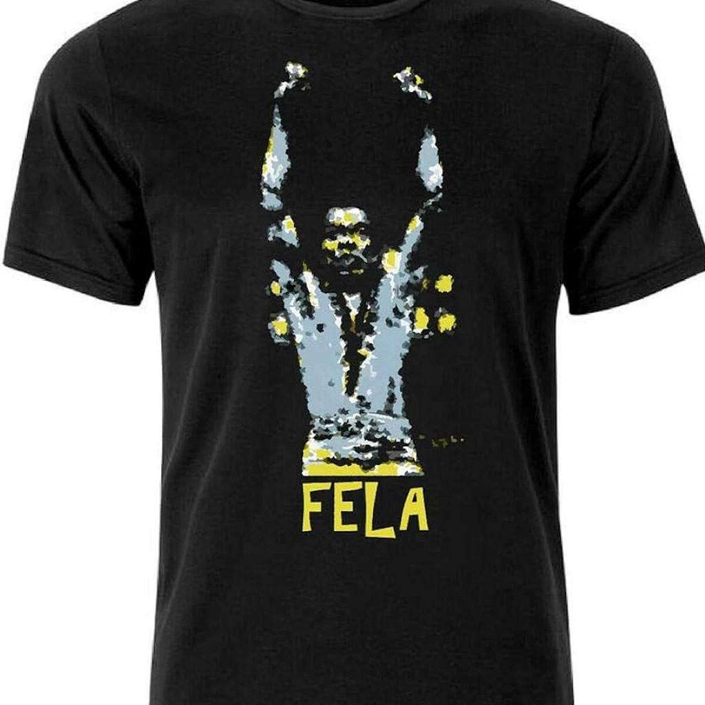 Fela Kuti VTG black T-shirt short sleeve All sizes S to 345Xl TU1679 XXXXL