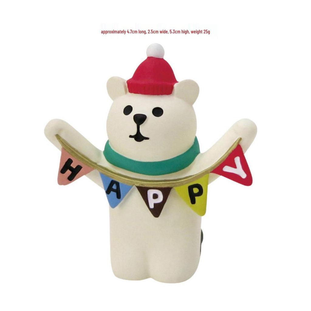 Japanese Cat Santa Claus Miniature Gifts - DIY Resin Crafts Ornaments